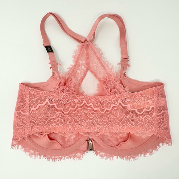 Victoria’s Secret 32DDD 32F Dream Angels Push Up Without Padding Peach Pink Bra - Picture 2 of 6